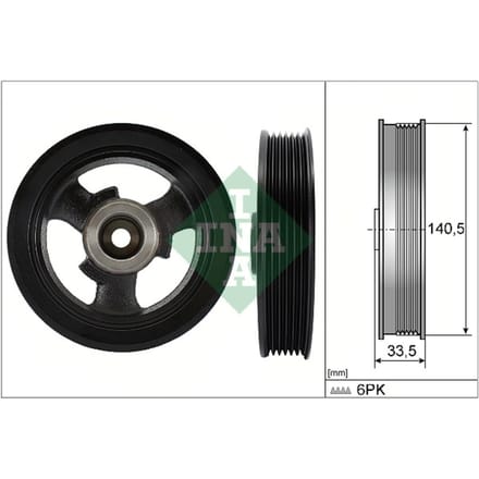 Schaeffler Ina Riemschijf, krukas INA 544 0149 10