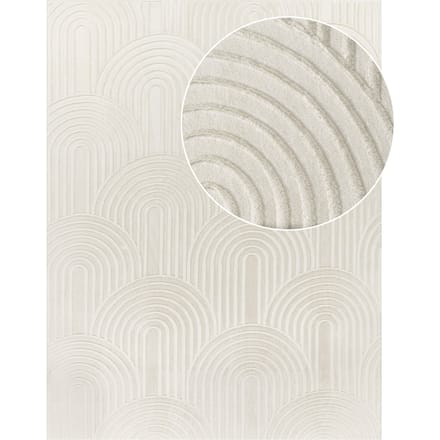 Vachtkleed Lelystar crème 80x150 cm