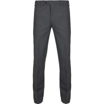 Meyer Broek Roma Fine Tropical Wool 4-Way-Stretch Midden Grijs / male