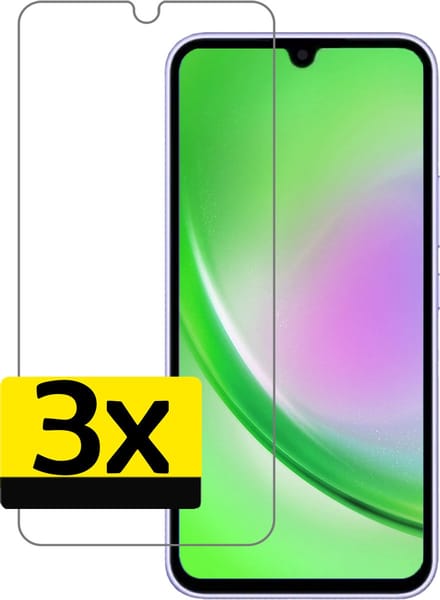 Screenprotector - Geschikt voor Samsung Galaxy A34 - 3 Stuks - Extra Sterk - Beschermglas - Gehard Glas - Tempered Glass - Screen Protector