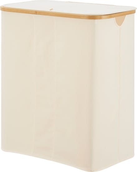 Wasmand Rusko met 3 waszakken 69x57x37 cm beige