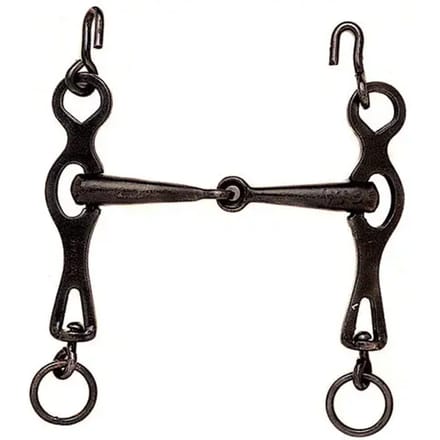Portugese Bit voor Paard Met Gespleten Mond Roldan