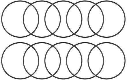 Dailygoods- O-ringen 10 Stuks - Nitrilrubber - 50 mm Buitendiameter - 43,8 mm Binnendiameter - 3,1 mm Breed - Afdichtingsset - Afdichtringen