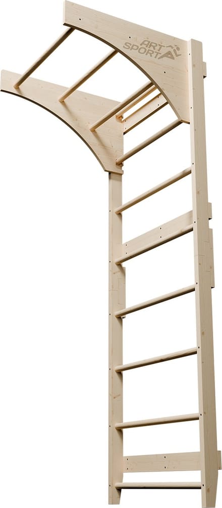 Houten wandrek klimrek voor volwassenen - Naturel