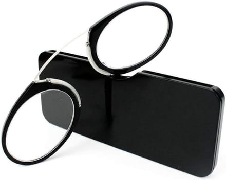 Leesbril - Mini-bril - Altijd bij de hand - Antislip - +1.5 - Zwart