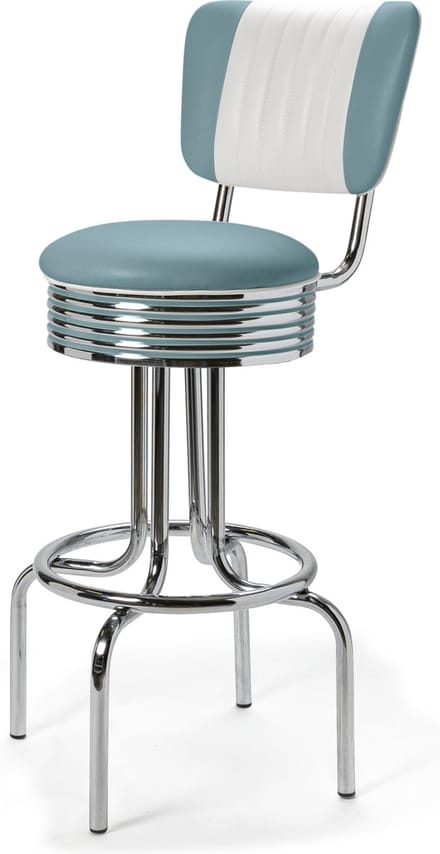 Bel Air Retro Barkruk BS-28CB Blauw