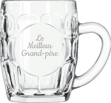 Bierpul gegraveerd - 55cl - Le Meilleur Grand-père