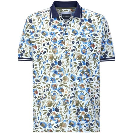 Babista herren Poloshirt - 68/70 - blauw - Plus Size