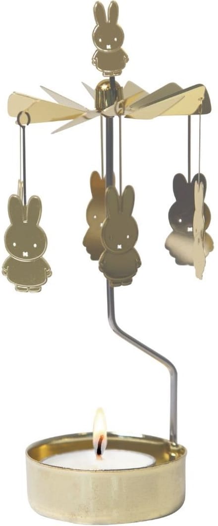 Nijntje gouden rotary candle - Pluto Design