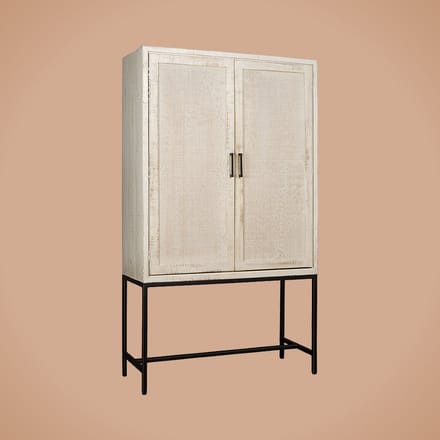 RENEW Carini Cabinet white 2 drs. 110x45x190