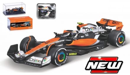 Bburago McLaren MCL60 - Lando Norris - British GP 2023 LUXE 1:43