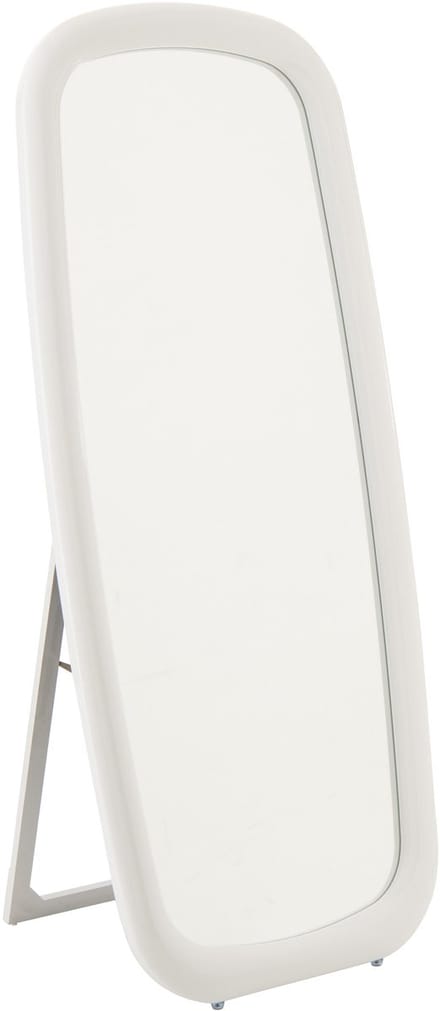 J-Line spiegel Rechthoek - polyresin - hout - wit