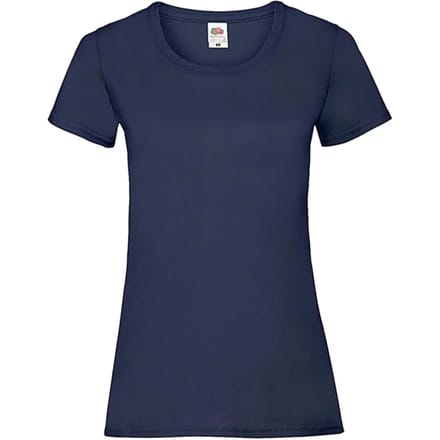 Dames-T-shirt Fruit of the Loom Valueweight