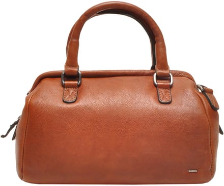 Berba | Lucca | Handtas | Dames | Dokterstas | Cognac | Bruin | Leer