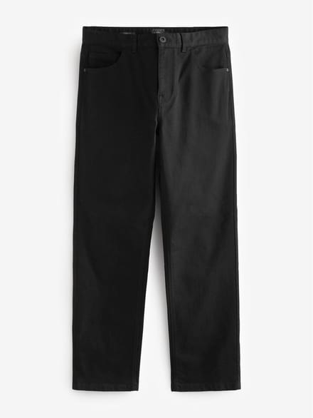 Next - Heren - Klassieke stretchjeans met relaxte pasvorm - Zwart