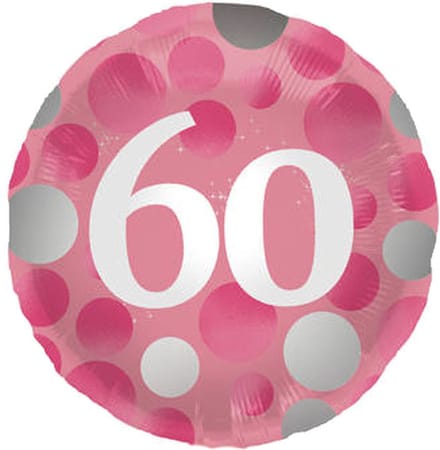 Folat - Folieballon Glossy Pink 60 - 45 cm