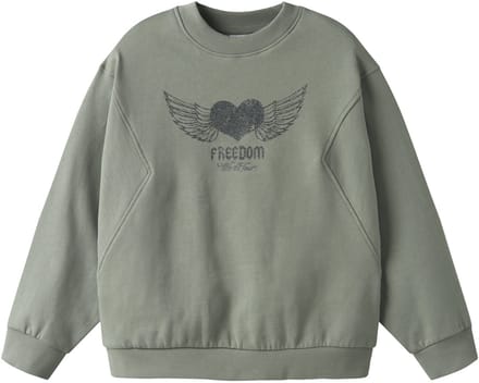 NAME IT - NKFBOIDAS LS RLX SWEAT BRU - Meisjes - Sweaters