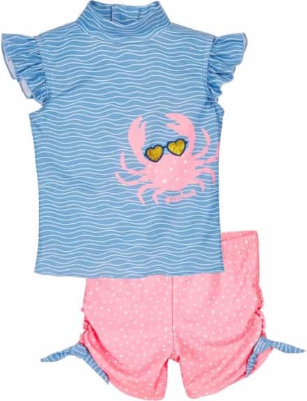 Playshoes Zwempak Krab Meisjes Polyester 2-delig Maat 74/80