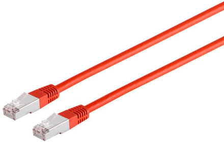 Patchkabel, cat. 5e, F/UTP, rot, 0,5m