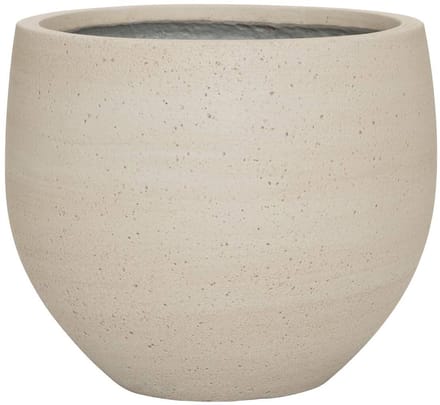 Pottery Pots Bloempot Cement Mini Orb M, Beige Washed / Grijs D 25 cm H 21 cm