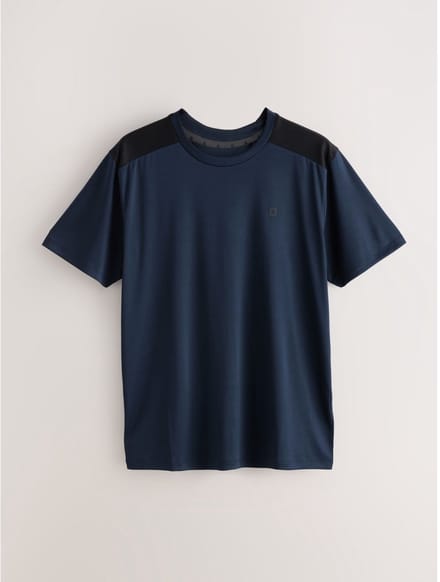 Next - Heren - Active Training T-shirt met korte mouwen - Blauw
