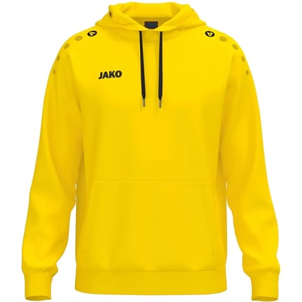 JAKO Sweater met kap One Cotton geel kindermaten 6701k-335