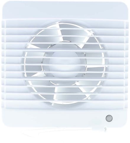 Badkamer-/ toiletventilator MV 125 wit