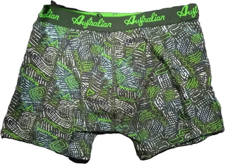 Australian boxershorts - groen - ondergoed - maat 122/128