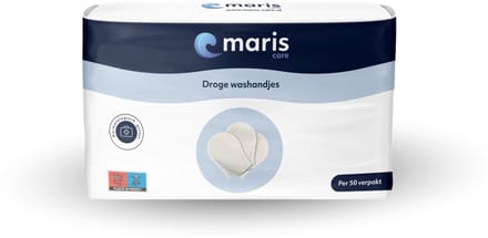 Maris Care Droge wegwerp washandjes - 50 stuks