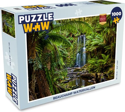 Puzzel Beauchamp watervallen - Legpuzzel - Puzzel 1000 stukjes volwassenen