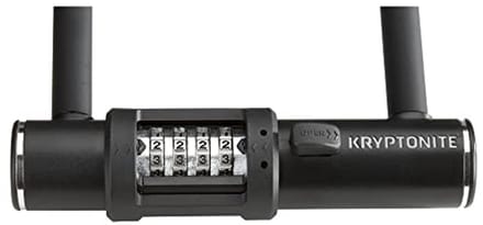 Combinatie U Fietsslot 4" x 8" - Zwart met 4-cijferige Code