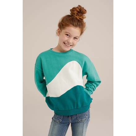 We Fashion Sweater Light Green Maat: 146/152 | Truien Outlet | kids | Groen