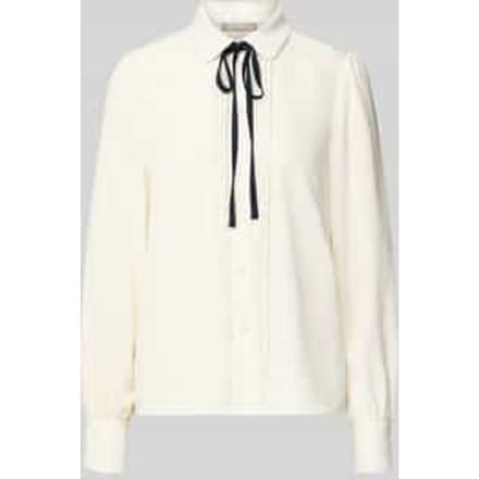 Regular fit Blouse met rond kraagje