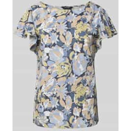 T-shirt met boothals, model 'EDBERT'