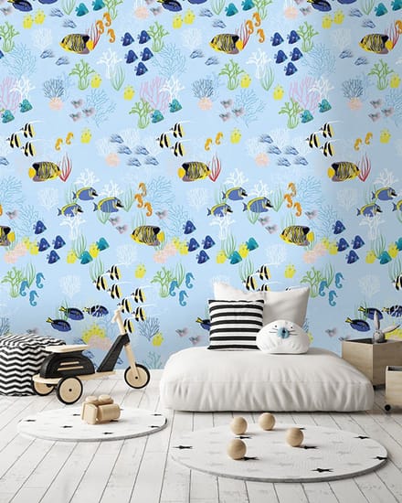 INGK Behang - Kids - Abby & Bryan - Fish in the sea