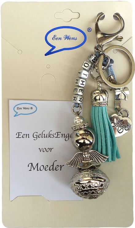 Geluksengel voor Moeder Turquoise