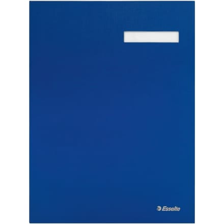 Esselte Vloeiboek Karton - met 20 Scheidingbladen - Blauw