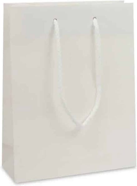 Papieren Draagtas Wit Luxe 20x8x26cm