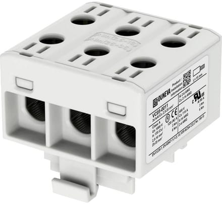 Ouneva Group VC05-0011 Verdeelblok Schroeven Grijs 1 stuk(s)