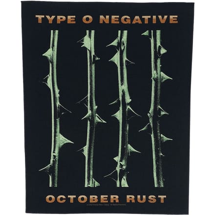 Type O Negative October Rust Unisex Embleem - meerkleurig - Standard