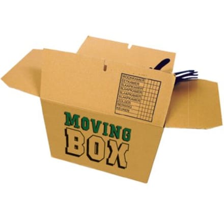 Verhuisdoos CleverPack bedrukt 480x320x360mm pak à 25 stuks