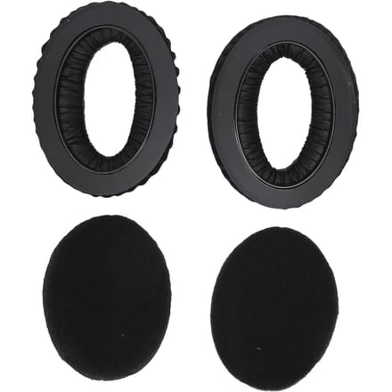 Vervangende oorkussens kussenhoes voor Sennheiser HD545 HD565 HD580 HD600 HD650 hoofdtelefoon black