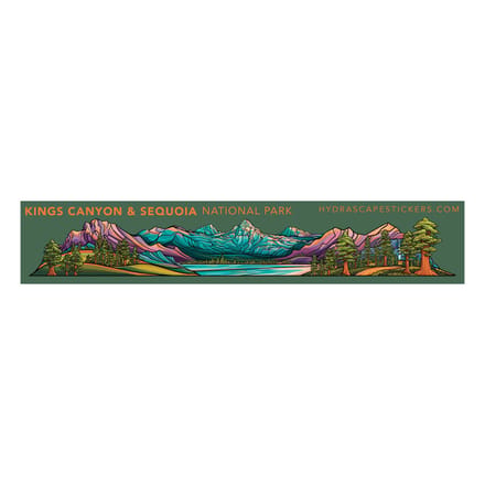 Hydrascape - Kings Canyon & Sequoia Miniscape - Outdoor Sticker