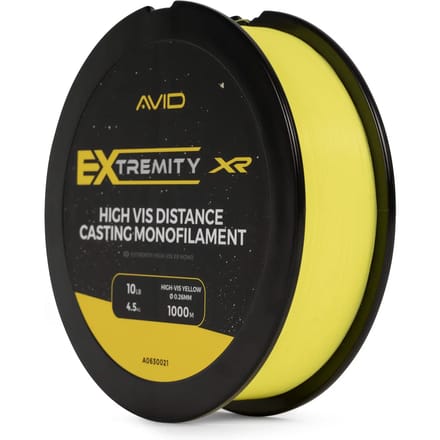 Avid Carp Extremity Hi-Vis XR Mono 1000m - Maat : 0.35mm - 18lbs