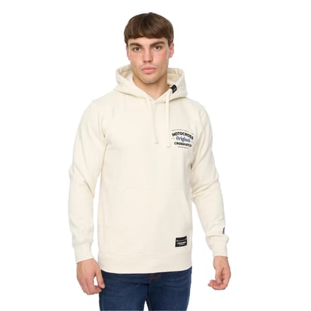 Crosshatch Heren Motorcross Hoodie (Lichte steen)