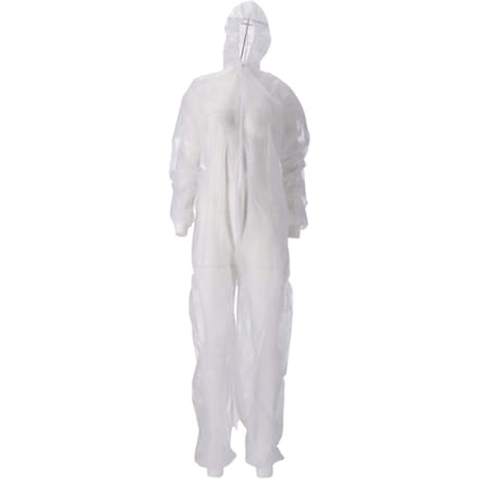 Overall CMT XL non-woven ritssluiting PP wit