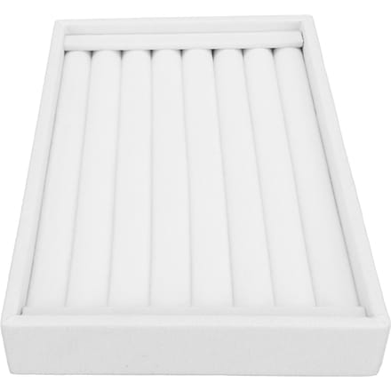 Sieradendoos 7 Vakjes Fluwelen Sieradenhouder Opberg Display Case voor Oorbellen Ketting white