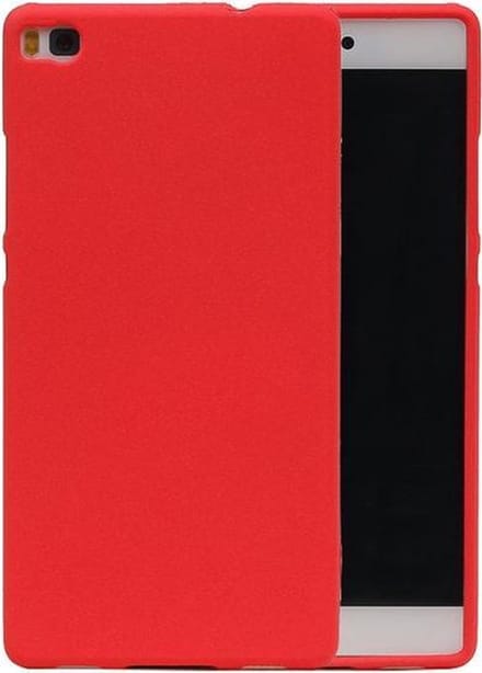 Rood Zand TPU back case cover hoesje voor Huawei P8