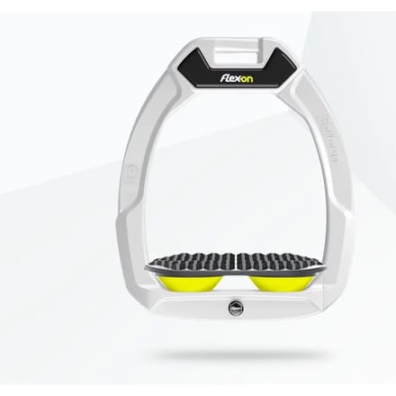 Veiligheidsequesters voor paardrijden Endurance Wit/Grijs/Geel Flex-On Safe-On
