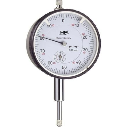 HELIOS PREISSER 0701103 Meetklok (Ø) 58 mm 10 mm Aflezing: 0.01 mm